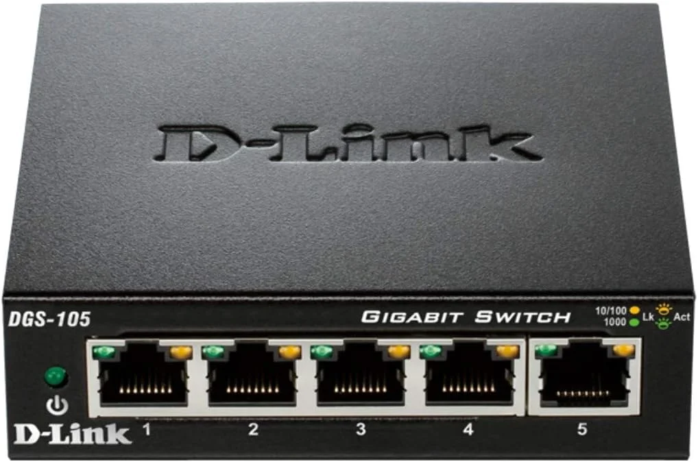 سوییچ 5 پورت گیگابیتی اترنت دی-لینک - Dgs-105