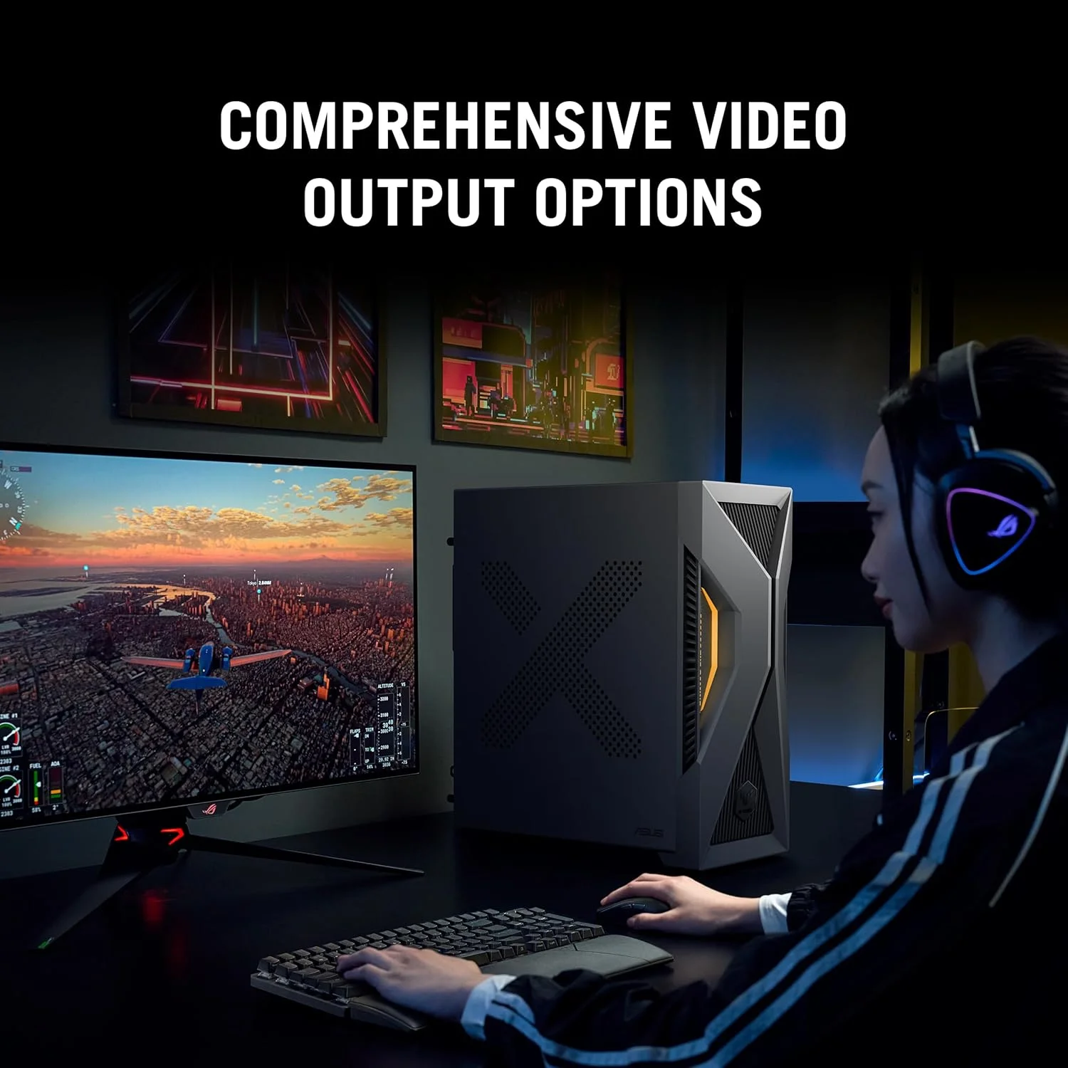 کامپیوتر گیمینگ ASUS TUF T500 | NVIDIA RTX 3050 6GB | Intel Core i5-13420H | 16GB RAM | 512GB SSD | WiFi 6 + Bluetooth 5.4 | Win11 Home [T500MV-13420H421W]