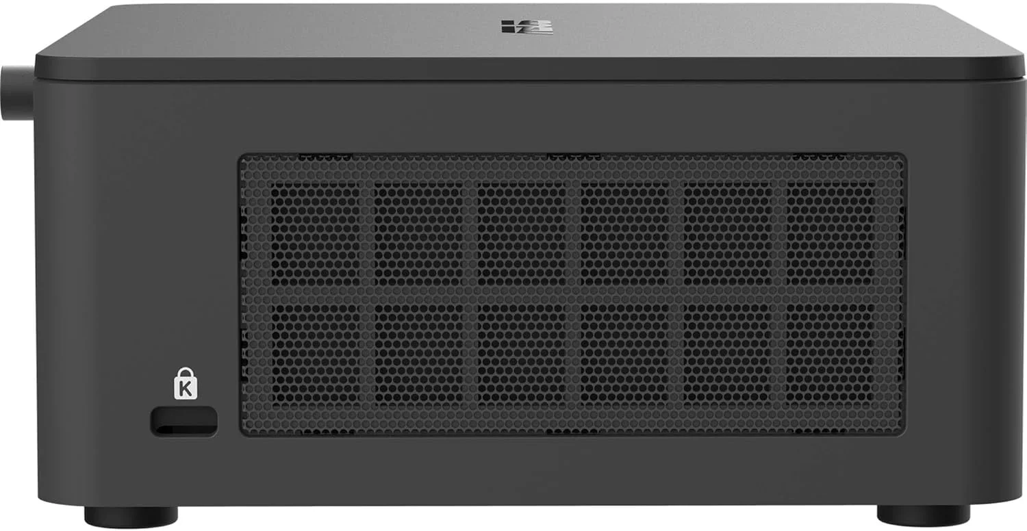 کامپیوتر رومیزی کوچک ایسوس NUC 13 Pro NUC13ANHI7 - پردازنده 12 هسته ای Intel Core i7-1360P تا 5.0 گیگاهرتز، 32 گیگابایت رم، 1 ترابایت SSD PCIe، گرافیک Intel Iris Xe، WiFi 6E + بلوتوث 5.3، ویندوز 11 پرو