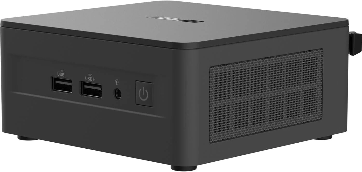 کامپیوتر رومیزی کوچک ایسوس NUC 13 Pro NUC13ANHI7 - پردازنده 12 هسته ای Intel Core i7-1360P تا 5.0 گیگاهرتز، 32 گیگابایت رم، 1 ترابایت SSD PCIe، گرافیک Intel Iris Xe، WiFi 6E + بلوتوث 5.3، ویندوز 11 پرو
