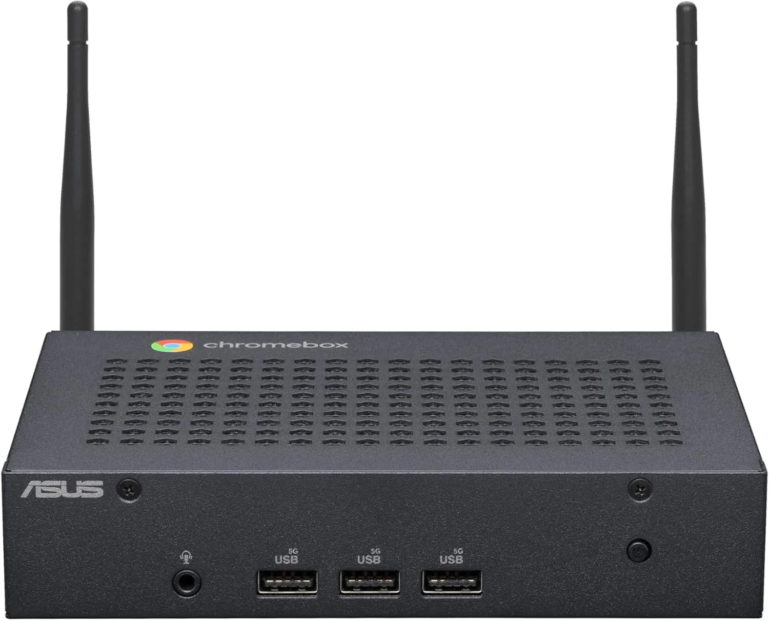 ایسوس فنلس کروم باکس CF40 با پردازنده Intel® Celeron N4500، حافظه 8 گیگابایتی، حافظه ذخیره سازی 64 گیگابایتی eMMC، USB-C (پشتیبانی از PD/Alt Mode)، HDMI، WiFi 6، سیستم عامل Chrome، پایه VESA