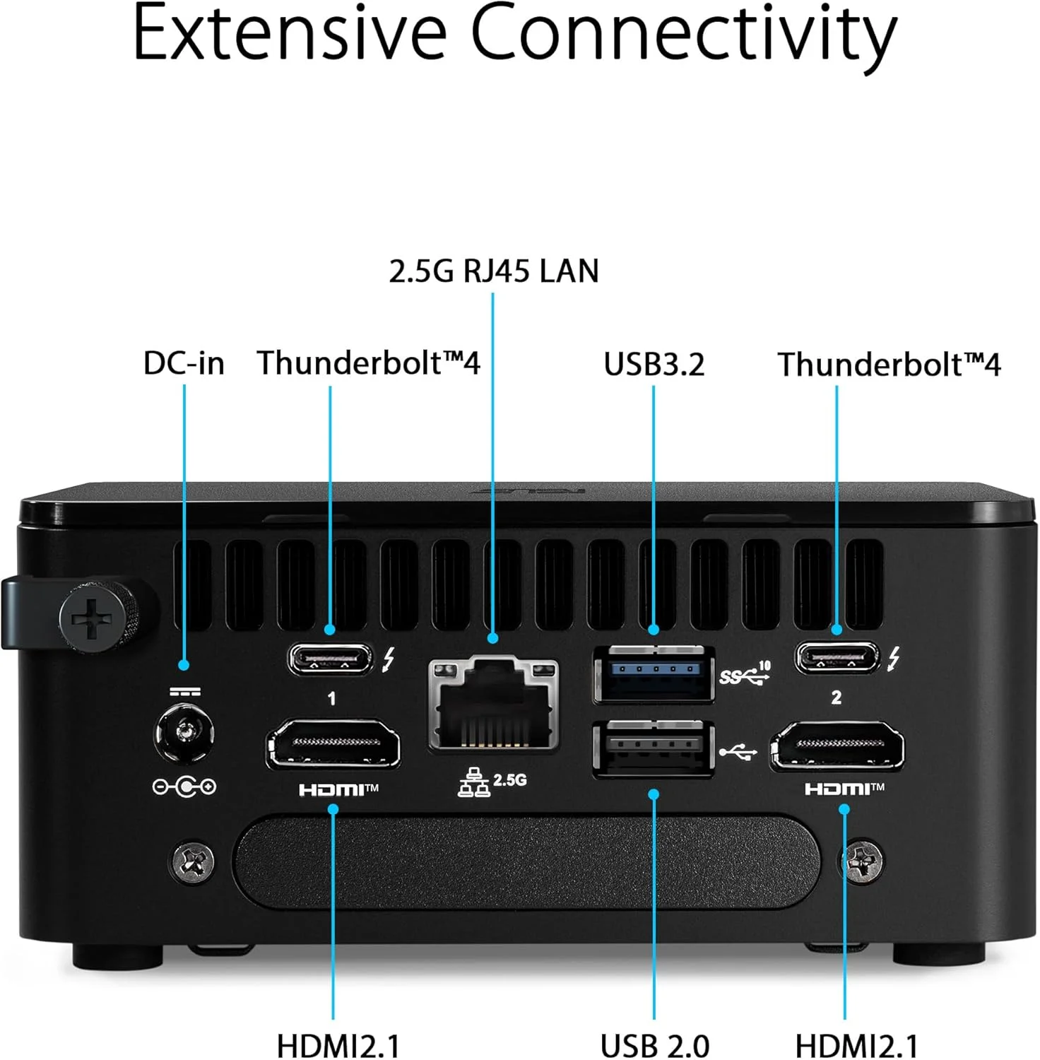 کامپیوتر رومیزی barebone ایسوس NUC 13 Pro (پردازنده Intel Core i5-1350P، vPro، گرافیک Intel UHD، بدون حافظه رم، بدون حافظه ذخیره سازی، بدون سیستم عامل، بدون کابل برق)