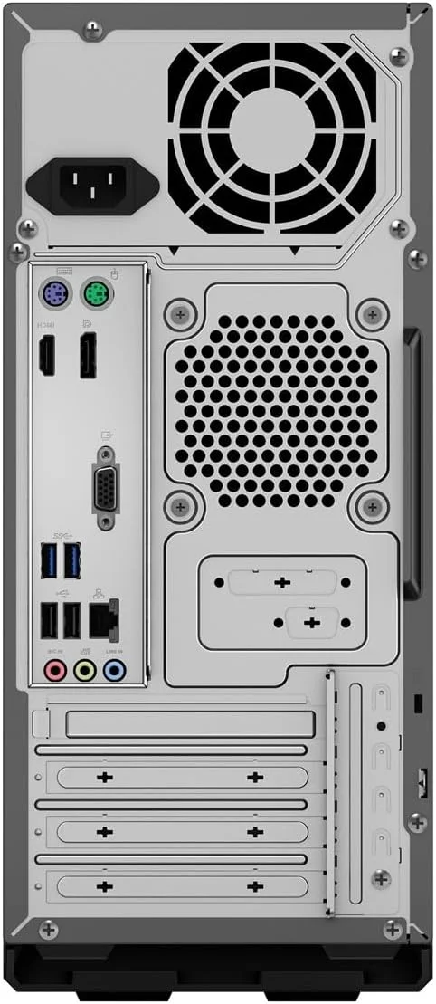 کامپیوتر رومیزی ایسوس ASUS S501MD، پردازنده Intel Core i7-12700، رم 8 گیگابایتی DDR4، حافظه SSD PCIe 512 گیگابایتی، Wi-Fi 6، ویندوز 11 هوم، مشکی، S501MD-SB703