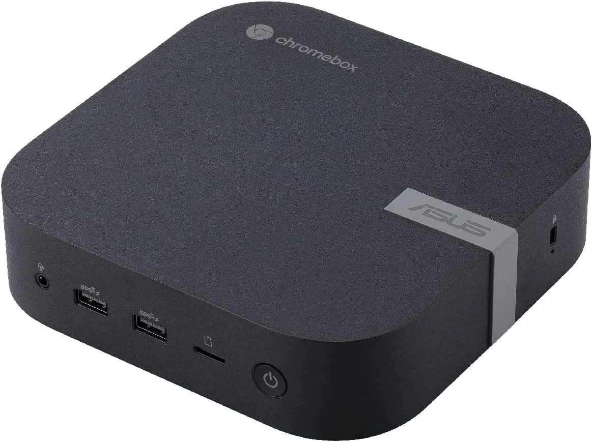 مینی کامپیوتر رومیزی ایسوس CHROMEBOX5-S5007UN (پردازنده Intel Core i5-1240P، گرافیک مجتمع Intel Iris Xe، حافظه 8 گیگابایتی DDR4، حافظه SSD 128 گیگابایتی M.2 NVMe PCIe 3.0، WiFi 6E، سیستم عامل Chrome)، مشکی