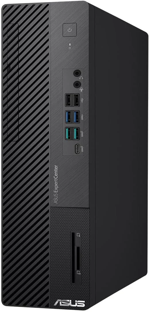 کامپیوتر رومیزی ایسوس ExpertCenter D500SD با فرم فاکتور کوچک، پردازنده Intel Core i5-12400، رم 8 گیگابایتی DDR4، حافظه SSD PCIe 512 گیگابایتی، TPM، ویندوز 11 پرو، مشکی، D500SD-XH503