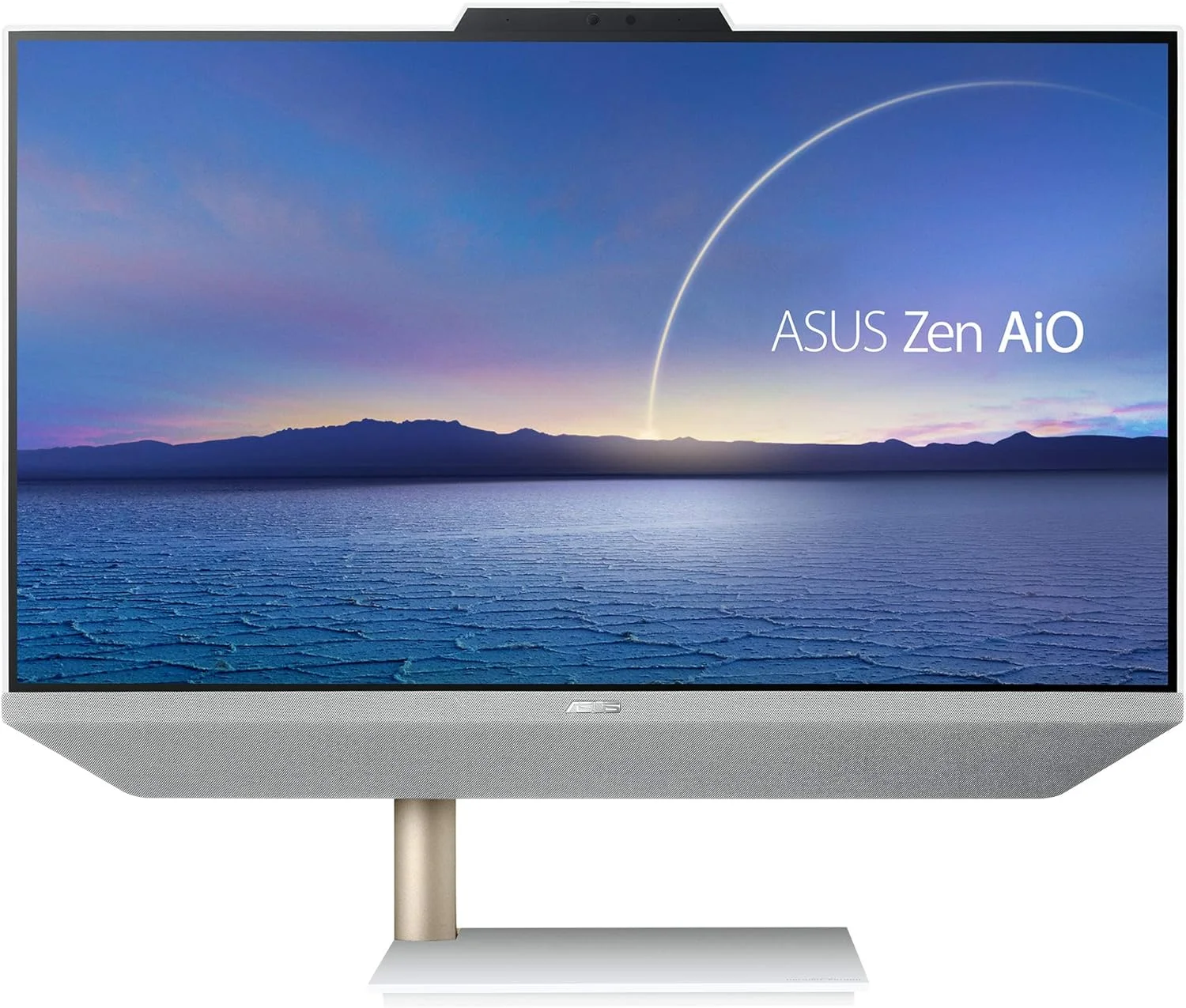 ایسوس Zen AiO 24، نمایشگر لمسی 23.8 اینچی FHD، پردازنده AMD Ryzen 7 5825U، رم 16 گیگابایتی DDR4، حافظه SSD 512 گیگابایتی، ویندوز 11 هوم، قفل Kensington، شامل صفحه کلید و ماوس بی سیم، سفید، M5401WYA-DH704T