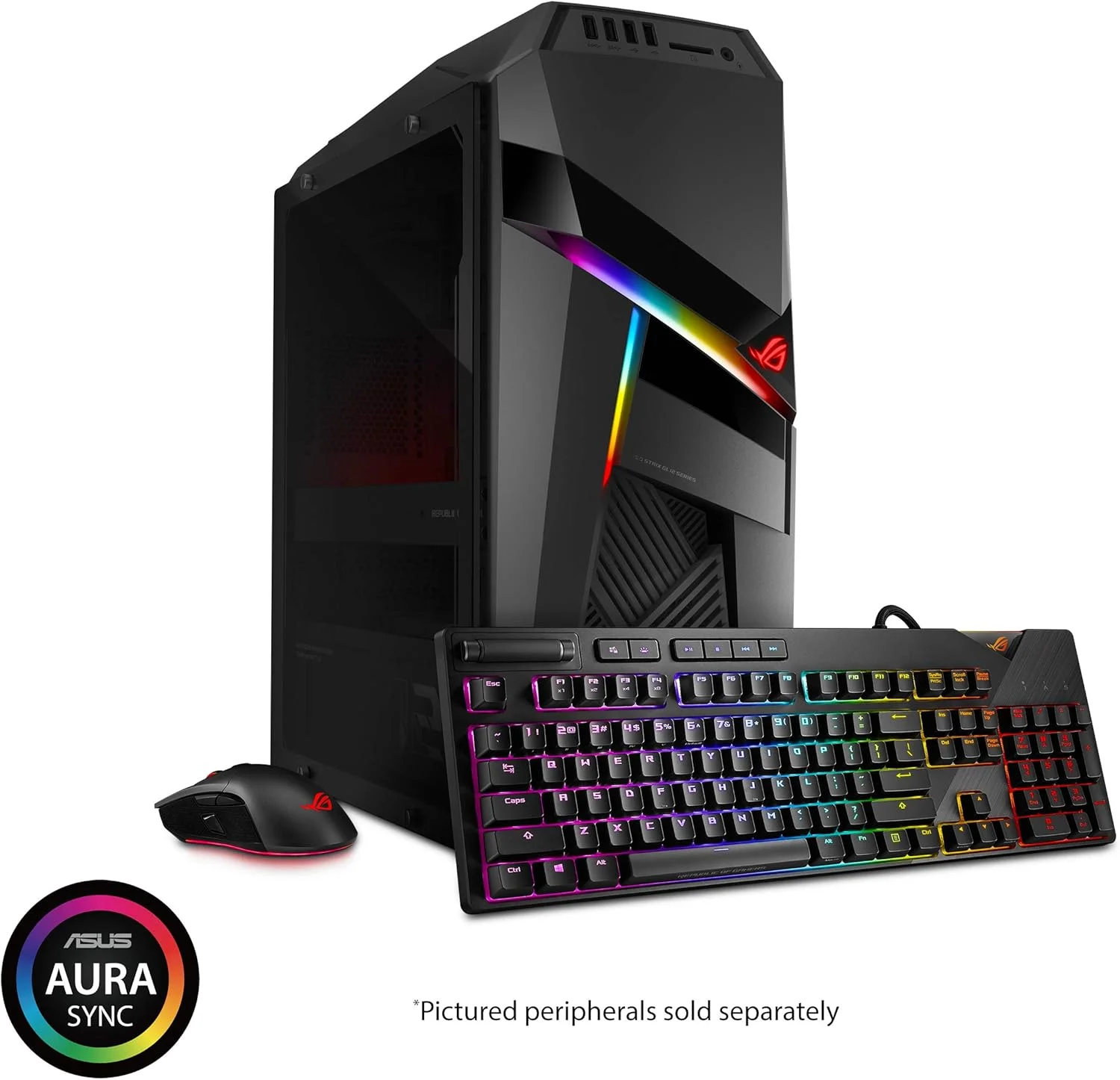 کامپیوتر گیمینگ ایسوس Rog Strix Gl12 با پردازنده نسل نهم Intel Core I7 9700K اورکلاک شده، کارت گرافیک Nvidia Geforce Rtx 2070 8Gb، رم 16Gb Ddr4، حافظه اس اس دی 512Gb، هارد دیسک 1Tb، ویندوز 10، مشکی خاکستری Gl12Cx Ds771