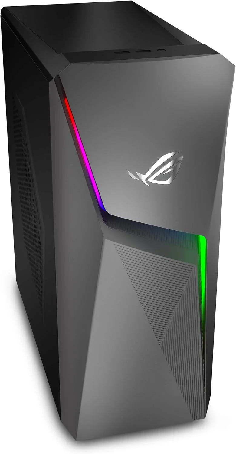کامپیوتر رومیزی گیمینگ ایسوس ROG Strix GL10DH، پردازنده AMD Ryzen 7 3700X، کارت گرافیک GeForce GTX 1660 Ti، رم 16 گیگابایتی DDR4، حافظه SSD 512 گیگابایتی + SSD 1 ترابایتی، وای فای 5، ویندوز 10 هوم، GL10DH-PH762