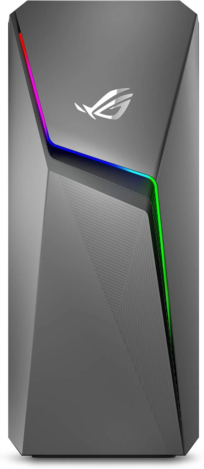کامپیوتر رومیزی گیمینگ ایسوس ROG Strix GL10DH، پردازنده AMD Ryzen 7 3700X، کارت گرافیک GeForce GTX 1660 Ti، رم 16 گیگابایتی DDR4، حافظه SSD 512 گیگابایتی + SSD 1 ترابایتی، وای فای 5، ویندوز 10 هوم، GL10DH-PH762