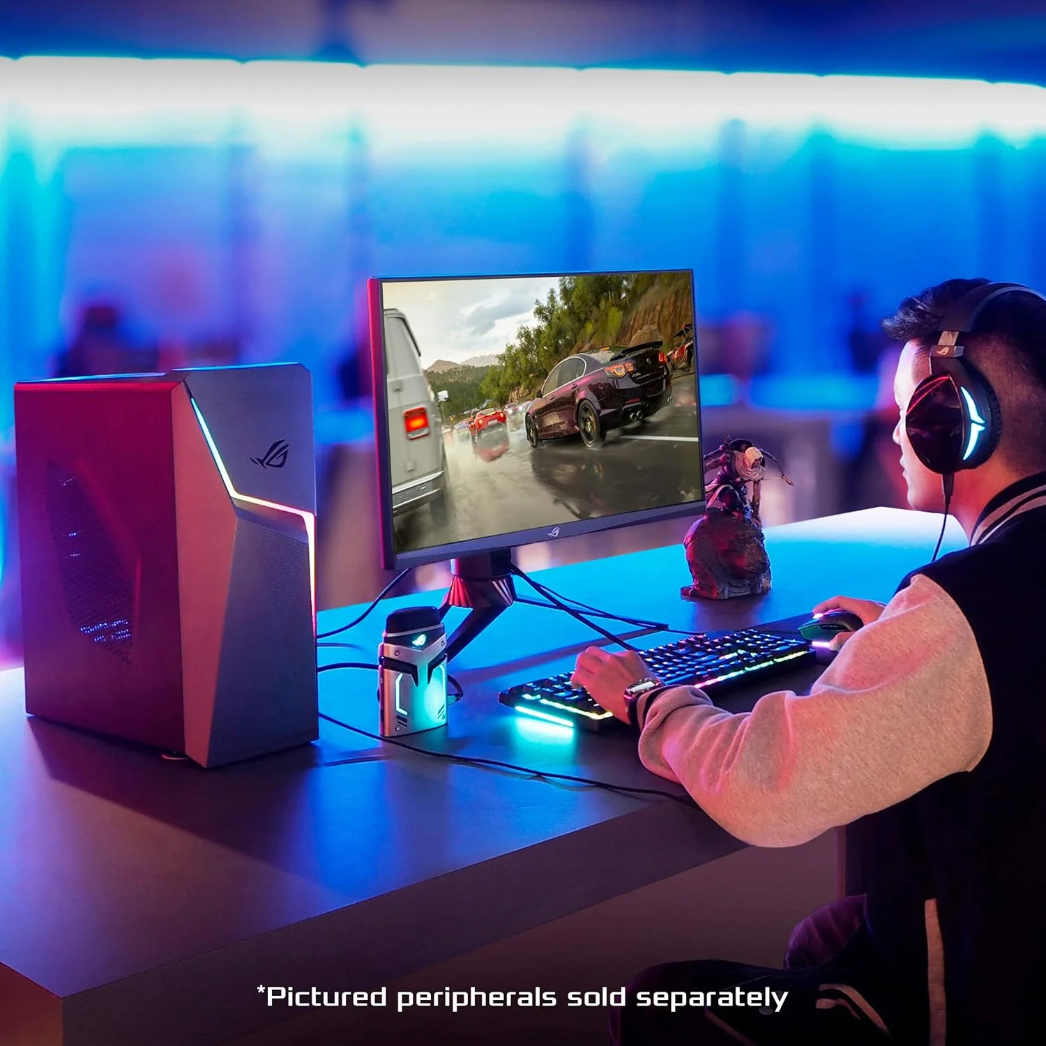 کامپیوتر رومیزی گیمینگ ایسوس ROG Strix GL10CS، پردازنده Intel Core i7-8700، کارت گرافیک GeForce GTX 1050، رم 8 گیگابایتی DDR4، هارد دیسک 1 ترابایتی 7200RPM، وای فای 802.11ac، ویندوز 10 هوم، GL10CS-DS751 کامپیوتر رومیزی گیمینگ ایسوس ROG Strix GL10CS، پردازنده Intel Core i7-8700، کارت گرافیک GeForce GTX 1050، رم 8 گیگابایتی DDR4، هارد دیسک 1 ترابایتی 7200RPM، وای فای 802.11ac، ویندوز 10 هوم، GL10CS-DS751
