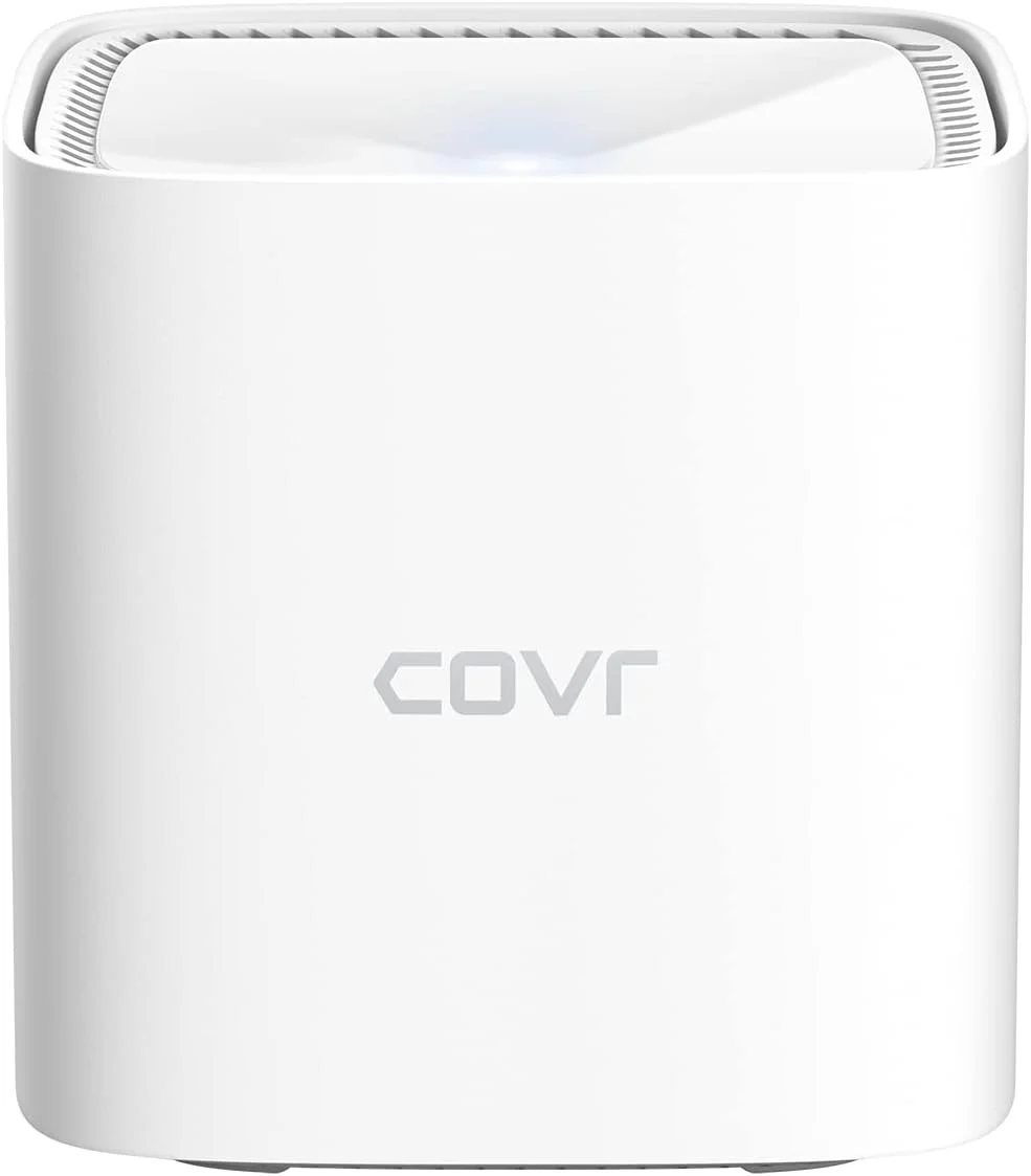 سیستم وای فای مش خانگی دو بانده D-Link COVR-1103 Covr AC1200 (بسته 3 عددی) با MU-MIMO، دو پورت گیگابیتی، نصب آسان، کنترل والدین، سازگار با Alexa/Google Assistant، دارای گواهینامه Wi-Fi EasyMesh