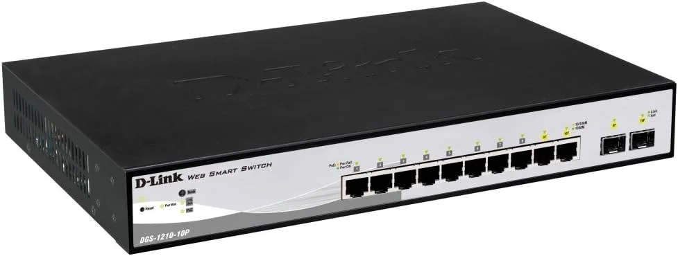 سوئیچ هوشمند تحت وب D-Link DGS-1210-10P