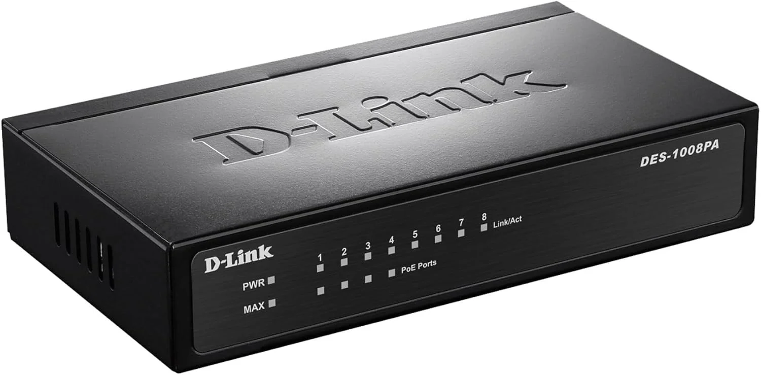 سوئیچ D-Link des-1008 Pa – سوئیچ شبکه (غیر مدیریتی، اترنت سریع (10/100)، IEEE 802.3، IEEE 802.3 Af، IEEE 802.3U، IEEE 802.3 X، 1000 ورودی، 1.6 گیگابیت بر ثانیه، 1 گیگابیت بر ثانیه) مشکی سوئیچ D-Link des-1008 Pa – سوئیچ شبکه (غیر مدیریتی، اترنت سریع (10/100)، IEEE 802.3، IEEE 802.3 Af، IEEE 802.3U، IEEE 802.3 X، 1000 ورودی، 1.6 گیگابیت بر ثانیه، 1 گیگابیت بر ثانیه) مشکی
