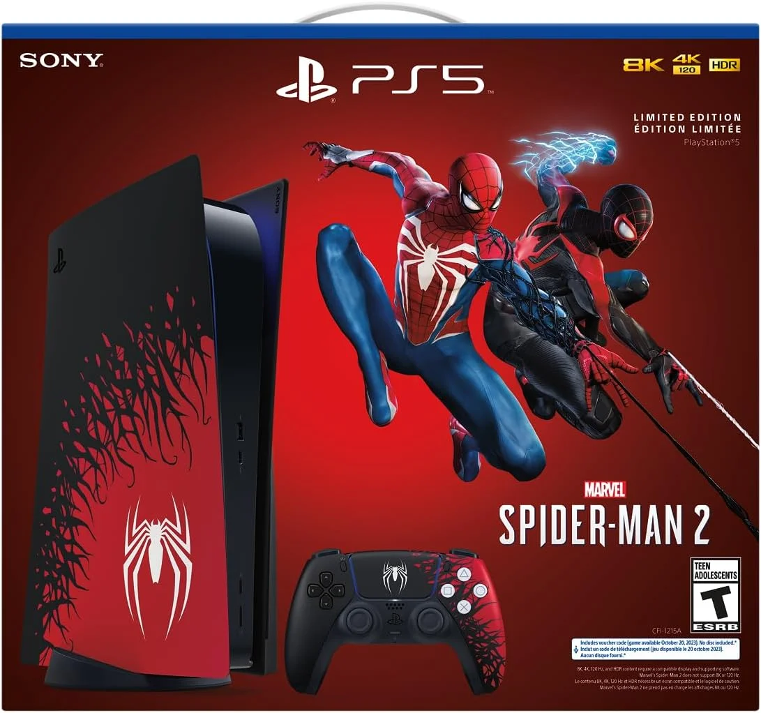 باندل نسخه محدود کنسول PlayStation®5 – Marvel’s Spider-Man 2 باندل نسخه محدود کنسول PlayStation®5 – Marvel’s Spider-Man 2