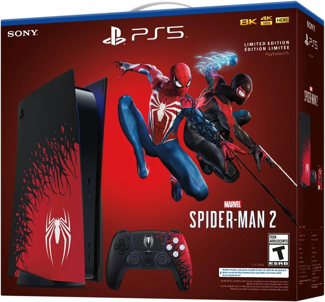 باندل نسخه محدود کنسول PlayStation®5 – Marvel’s Spider-Man 2 باندل نسخه محدود کنسول PlayStation®5 – Marvel’s Spider-Man 2