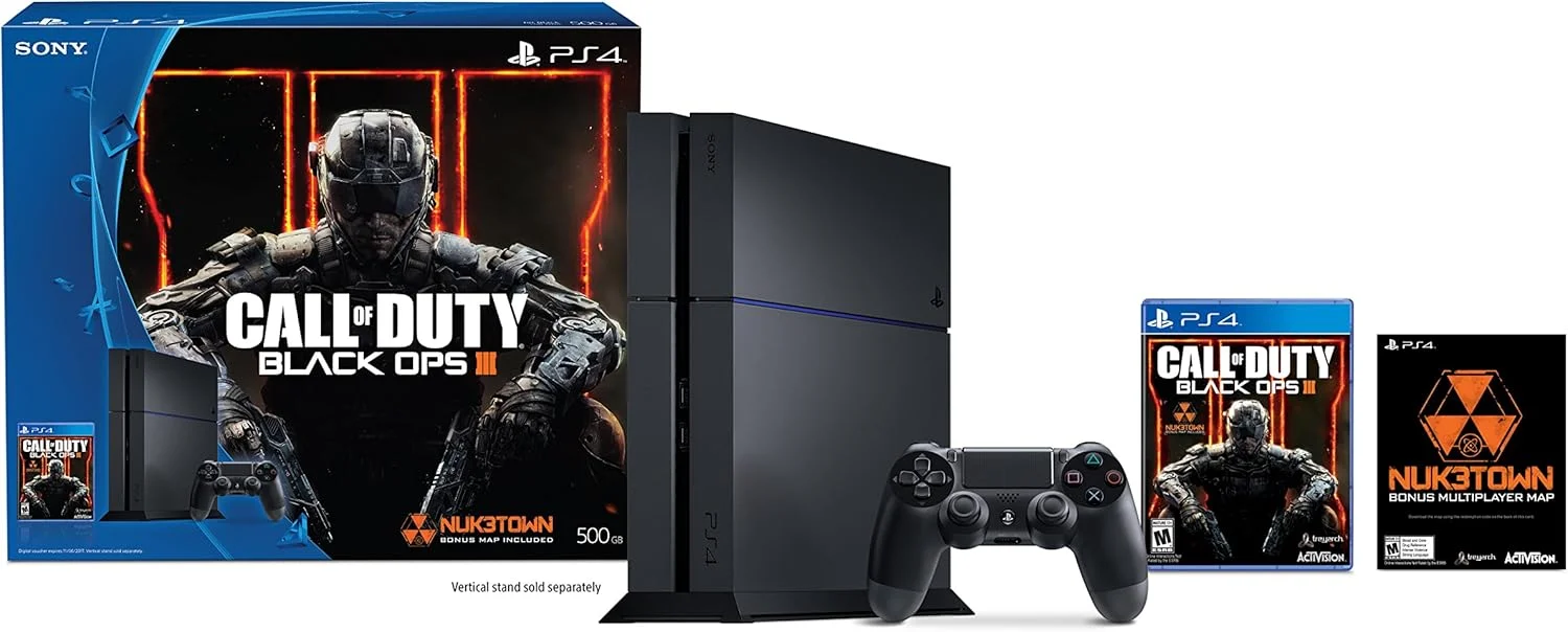 کنسول پلی استیشن 4 با ظرفیت 500 گیگابایت - باندل Call of Duty Black Ops III [توقف تولید]