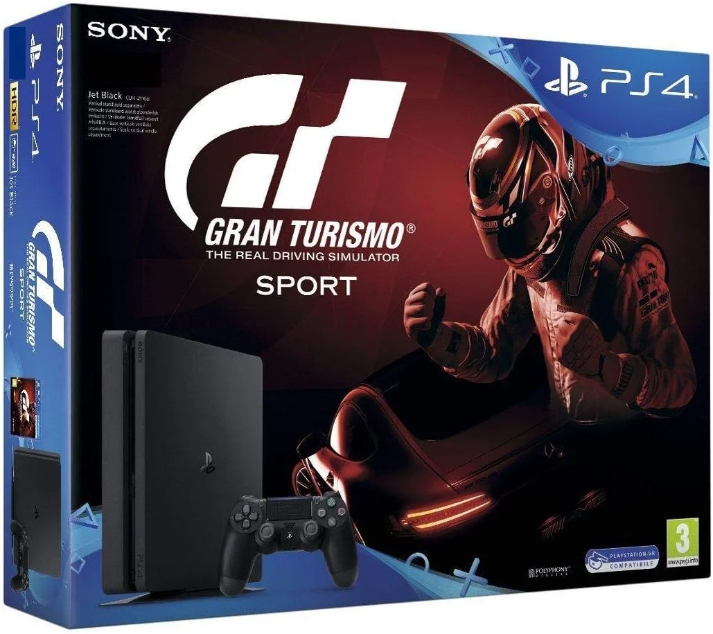 کنسول بازی سونی پلی استیشن 4 اسلیم 500 گیگابایت باندل Gran Turismo Sport