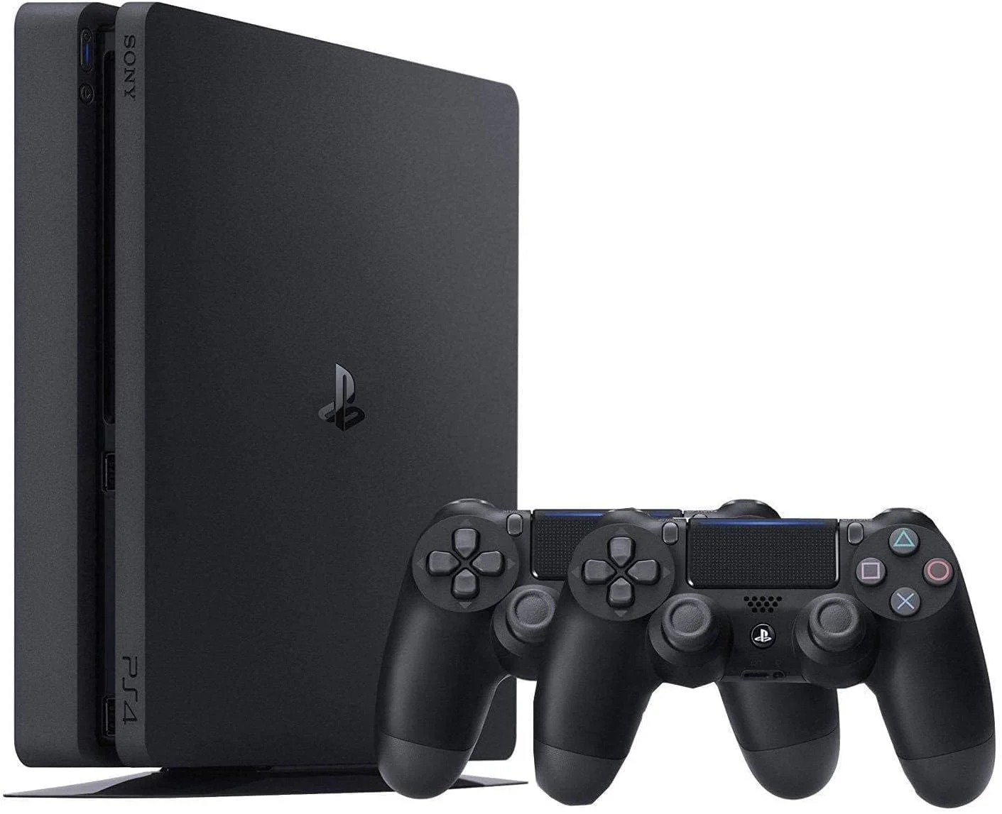کنسول سونی پلی استیشن 4 با 2 دسته DualShock (500 گیگابایت، مشکی) (بازسازی شده) کنسول سونی پلی استیشن 4 با 2 دسته DualShock (500 گیگابایت، مشکی) (بازسازی شده)
