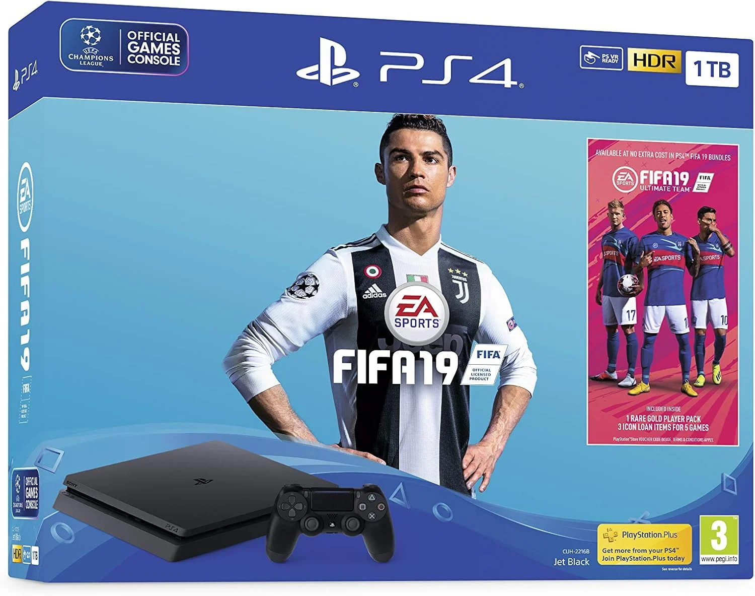 کنسول پلی استیشن 4 اسلیم 1 ترابایتی سونی با FIFA 2019