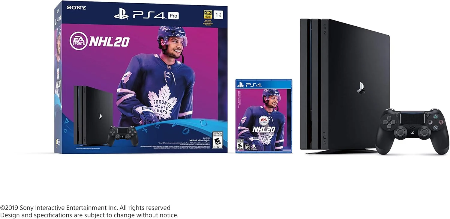 کنسول سونی پلی استیشن 4 پرو 1 ترابایتی - نسخه باندل NHL 20 - پلی استیشن 4