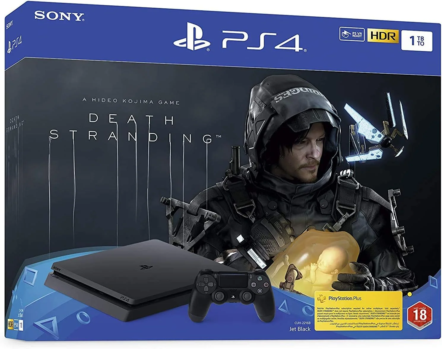 کنسول پلی استیشن 4 اسلیم 1 ترابایتی همراه با باندل Death Stranding (PS4) - نسخه رسمی امارات
