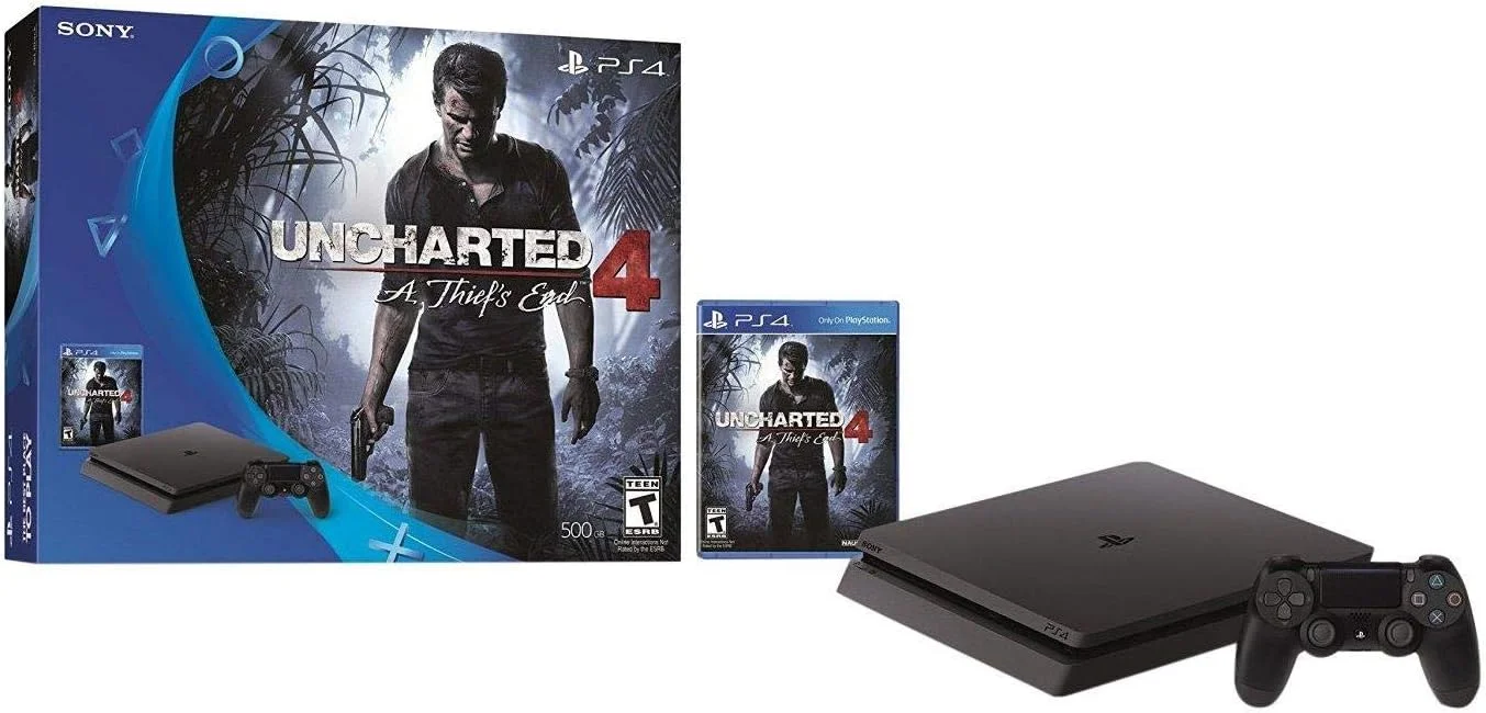 کنسول پلی استیشن 4 اسلیم 500 گیگابایت - باندل Uncharted 4