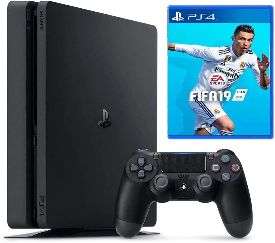 کنسول بازی سونی پلی استیشن 4 اسلیم 500 گیگابایت همراه با FIFA 19 - مشکی کنسول بازی سونی پلی استیشن 4 اسلیم 500 گیگابایت همراه با FIFA 19 - مشکی