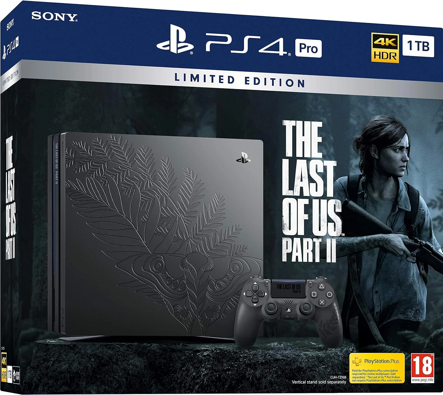 باندل نسخه محدود The Last of Us Part II پلی استیشن 4 پرو و 1 دسته DualShock 4 بی سیم (PS4)