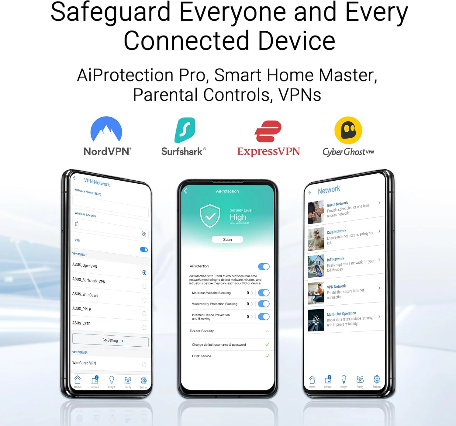 روتر مش دو بانده ASUS ZenWiFi BD5 Outdoor WiFi 7، 5000 مگابیت در ثانیه، پوشش 2500 فوت مربع (تک عددی)، پورت های دوگانه 2.5G، IP65، تغذیه از طریق PoE، نصب روی دیوار و میله، VPN