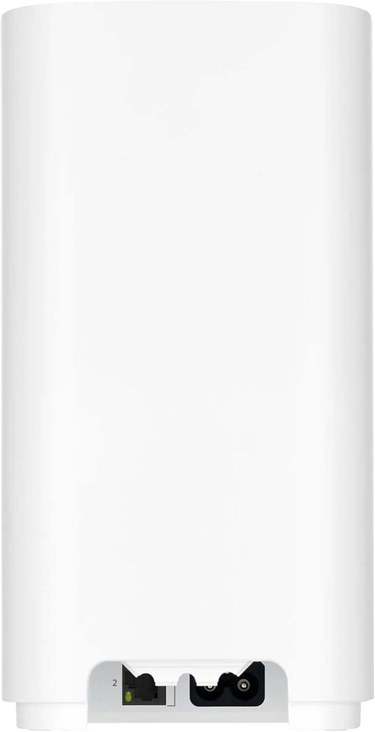 روتر مش دو بانده ASUS ZenWiFi BD5 Outdoor WiFi 7، 5000 مگابیت در ثانیه، پوشش 2500 فوت مربع (تک عددی)، پورت های دوگانه 2.5G، IP65، تغذیه از طریق PoE، نصب روی دیوار و میله، VPN