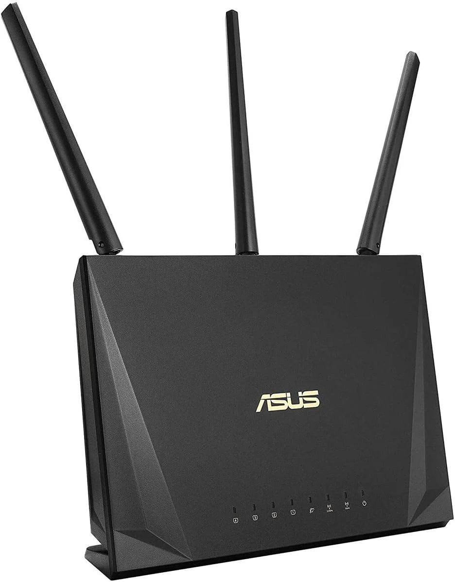 روتر ایسوس RT-AC65P دو بانده AC1750 گیگابیتی، تریپل VLAN، MU-MIMO، USB 3.1، QoS، حالت اکسس پوینت/تکرار کننده/پل