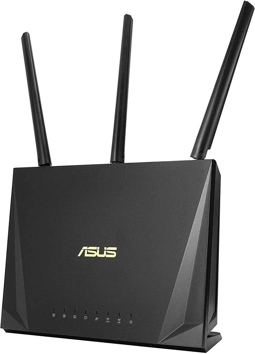 روتر ایسوس RT-AC65P دو بانده AC1750 گیگابیتی، تریپل VLAN، MU-MIMO، USB 3.1، QoS، حالت اکسس پوینت/تکرار کننده/پل