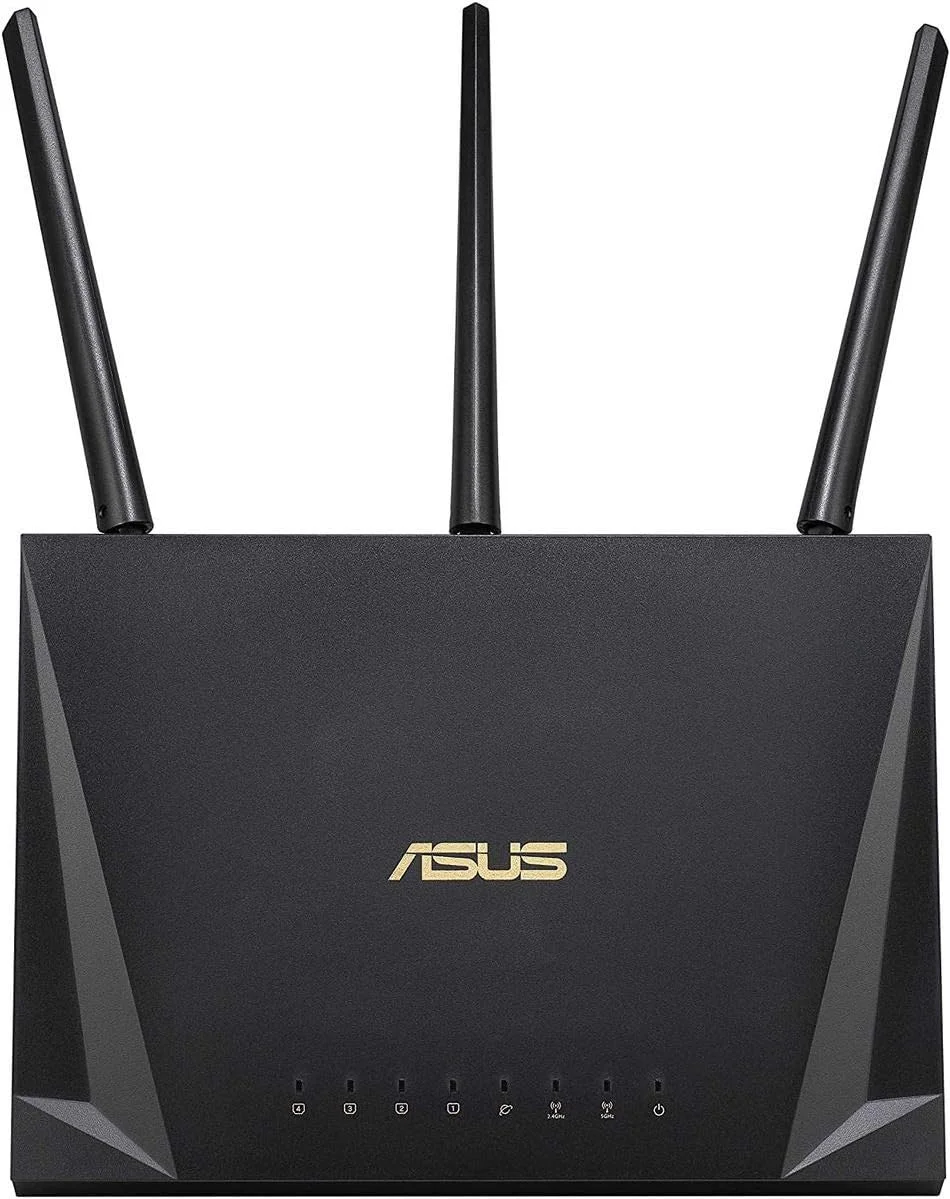 روتر ایسوس RT-AC65P دو بانده AC1750 گیگابیتی، تریپل VLAN، MU-MIMO، USB 3.1، QoS، حالت اکسس پوینت/تکرار کننده/پل