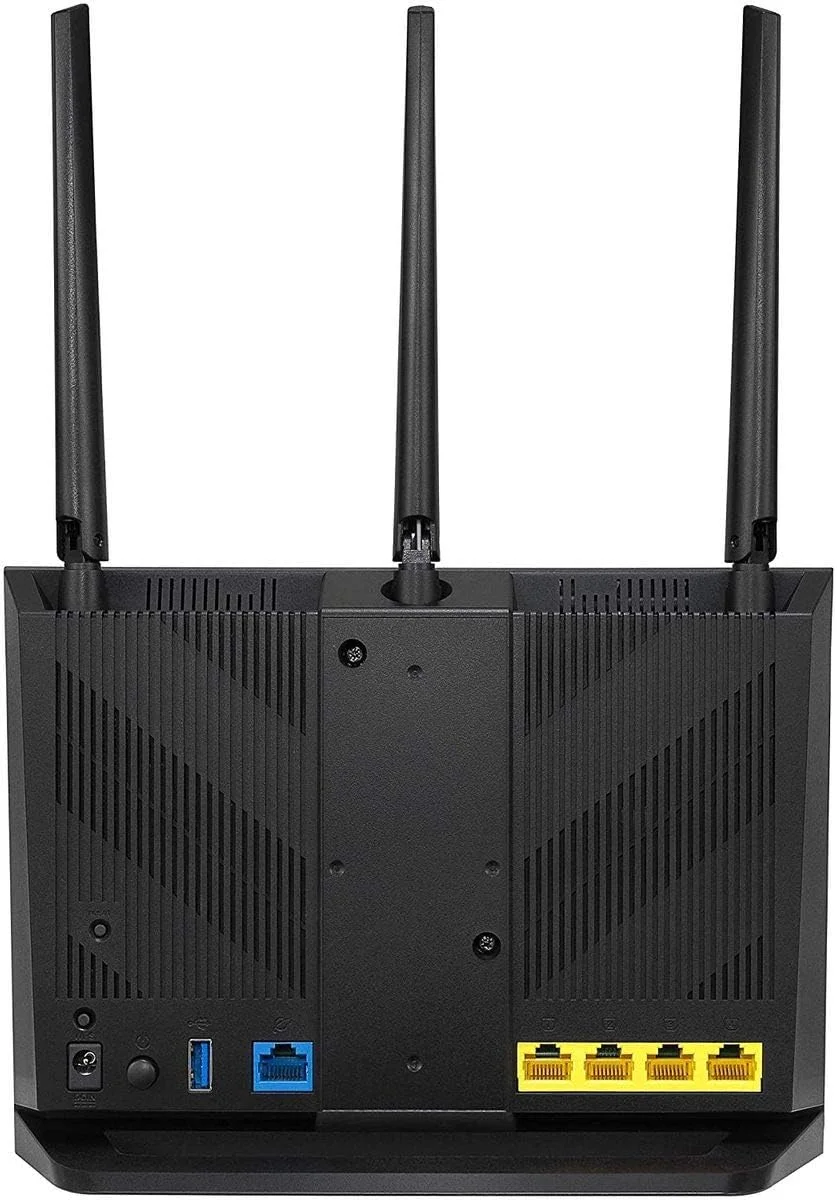 روتر ایسوس RT-AC65P دو بانده AC1750 گیگابیتی، تریپل VLAN، MU-MIMO، USB 3.1، QoS، حالت اکسس پوینت/تکرار کننده/پل