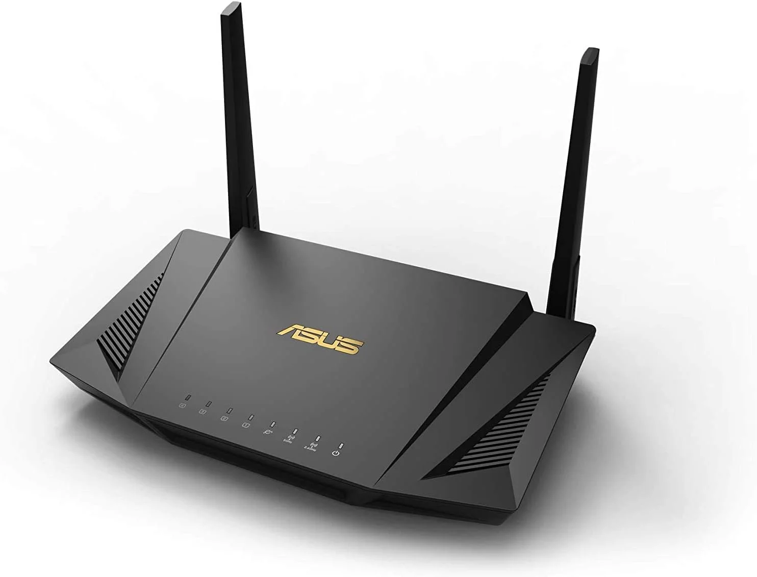 روتر توسعه‌پذیر ASUS RT-AX56U (AX1800) Dual Band WiFi 6، امنیت شبکه بدون اشتراک، Instant Guard، کنترل والدین، VPN داخلی، سازگار با AiMesh، گیمینگ و استریمینگ، خانه هوشمند، USB