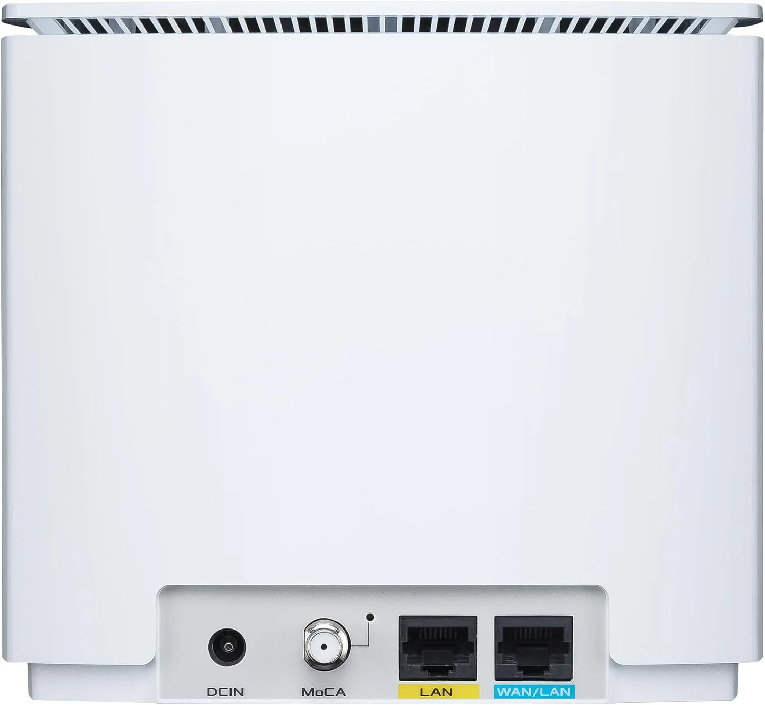سیستم وای فای مش ASUS ZenWiFi AX Hybrid(XC5) AX3000 + MoCA 2.5 (بسته 2 عددی) - پوشش کل خانه تا 3500 فوت مربع و 4+ اتاق برای دیوارهای ضخیم، AiMesh، امنیت مادام العمر، راه اندازی آسان