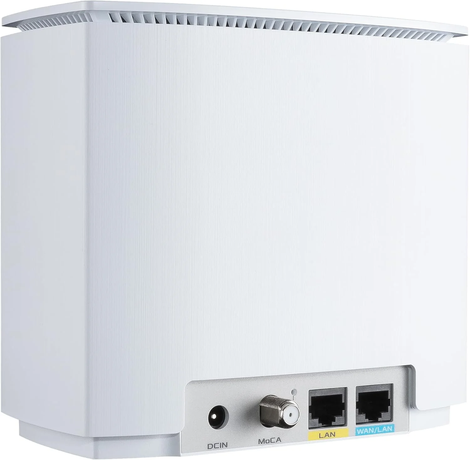 سیستم وای فای مش ASUS ZenWiFi AX Hybrid(XC5) AX3000 + MoCA 2.5 (بسته 2 عددی) - پوشش کل خانه تا 3500 فوت مربع و 4+ اتاق برای دیوارهای ضخیم، AiMesh، امنیت مادام العمر، راه اندازی آسان