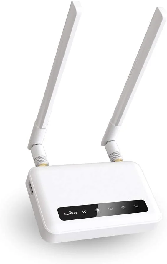 روتر VPN دو بانده 4G LTE اوپن ورت GL.iNet GL-X750 (Spitz) نسخه 2، حداکثر 128 گیگابایت MicroSD، وای فای دو بانده AC750، دروازه اینترنت اشیا، کلاینت و سرور VPN (EP06-E)