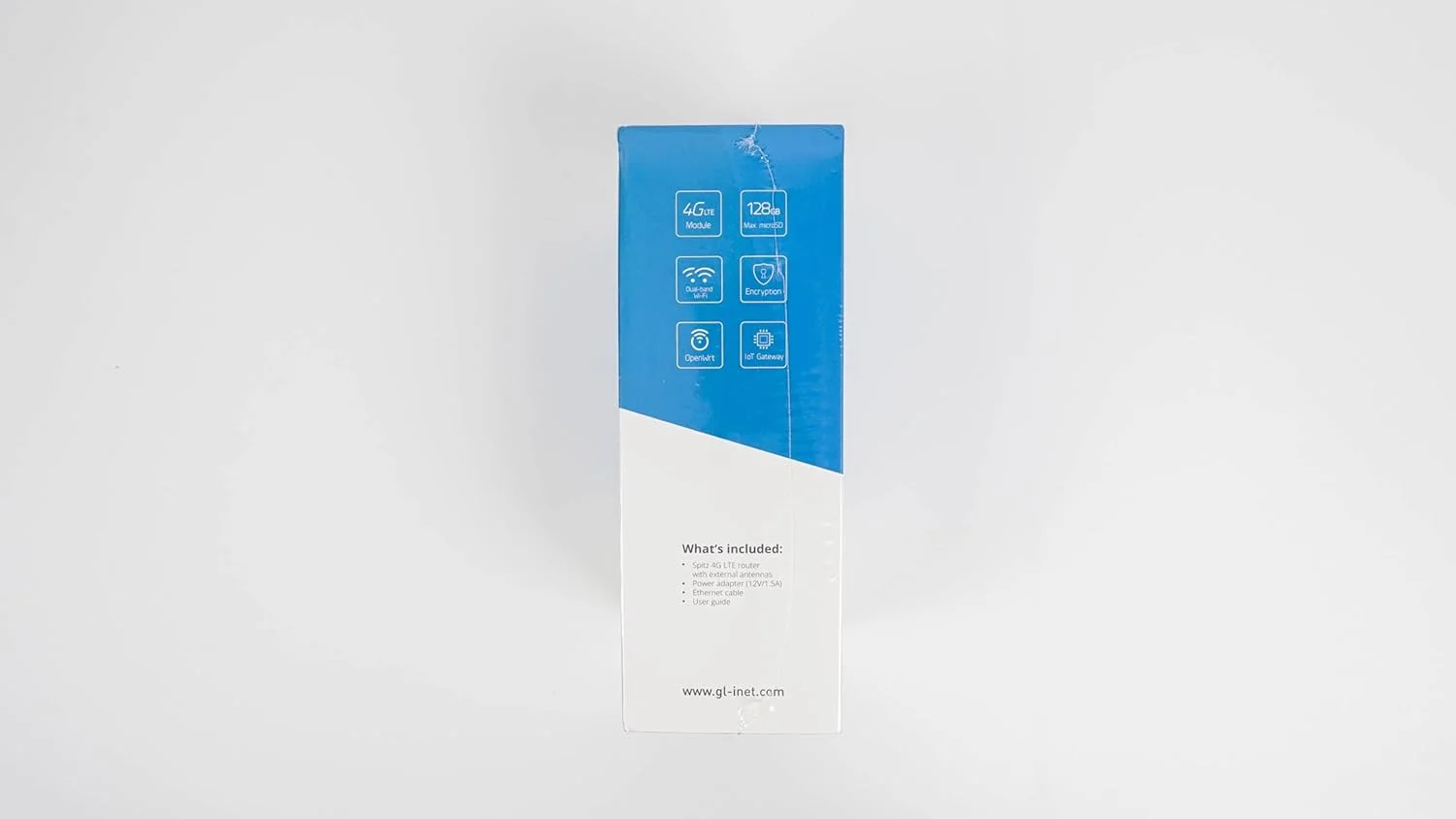 روتر VPN دو بانده 4G LTE اوپن ورت GL.iNet GL-X750 (Spitz) نسخه 2، حداکثر 128 گیگابایت MicroSD، وای فای دو بانده AC750، دروازه اینترنت اشیا، کلاینت و سرور VPN (EP06-E)
