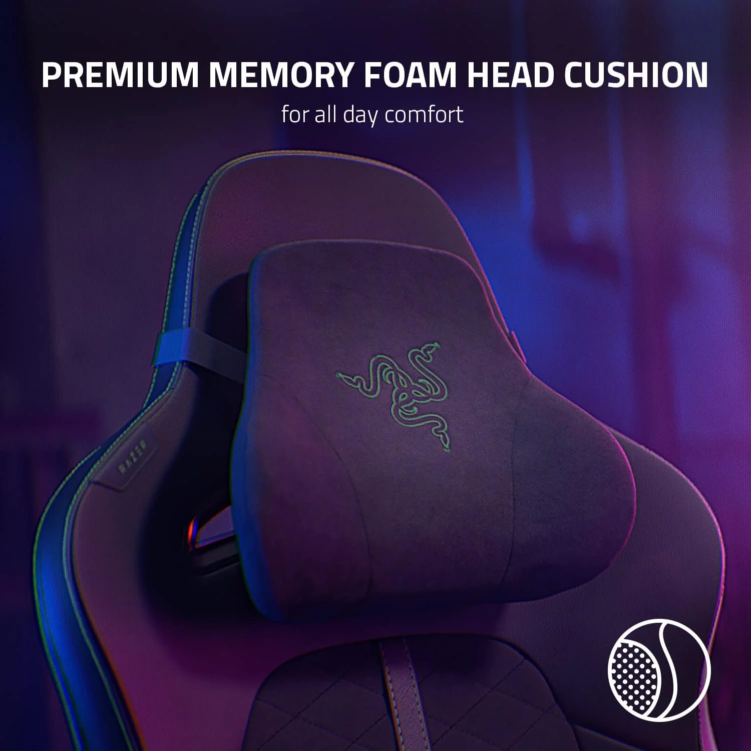 صندلی گیمینگ Razer Enki: راحتی تمام روز - دارای قوس کمری داخلی - تراکم بالشتک بهینه - چرم مصنوعی سازگار با محیط زیست با بافت دوگانه - شیب واکنشی صندلی و تکیه گاه 152 درجه - مشکی/سبز صندلی گیمینگ Razer Enki: راحتی تمام روز - دارای قوس کمری داخلی - تراکم بالشتک بهینه - چرم مصنوعی سازگار با محیط زیست با بافت دوگانه - شیب واکنشی صندلی و تکیه گاه 152 درجه - مشکی/سبز