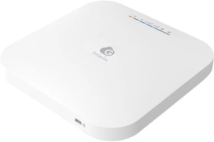EnGenius ECW230S Cloud Managed Security WiFi 6 Dual-Band Ceiling Mount AP | 11ax, 4x4 MIMO (1148+2400Mbps), 2.5GbE LAN, 8x Integrated Antennas, 802.3at PoE, AirGuard Scanning Radio, Spectrum Analyzer