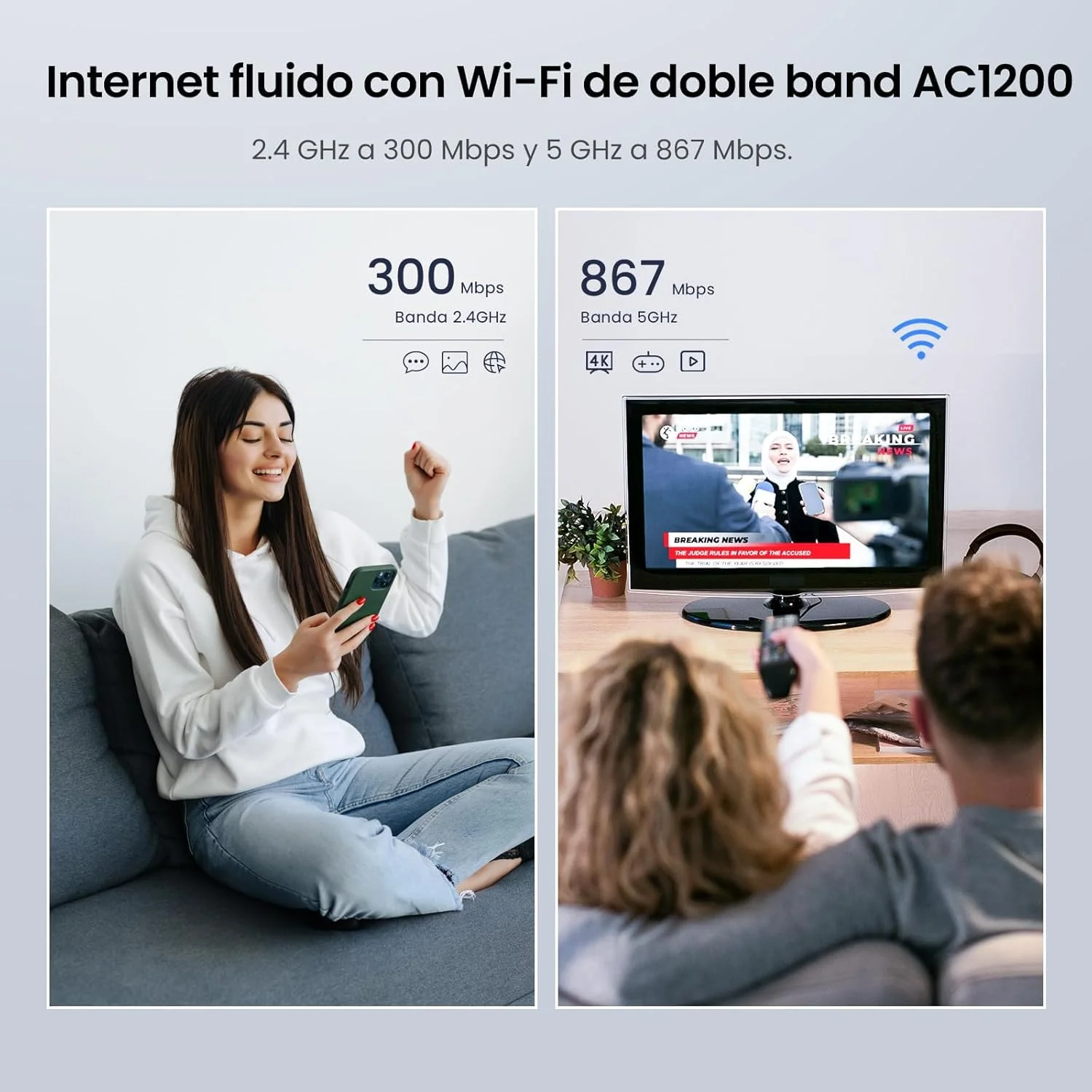 روتر وای فای تندا AC1200 - روتر بیسیم با دو باند 5 گیگاهرتز/2.4 گیگاهرتز، 4 پورت گیگابیتی WAN/LAN، 4 آنتن 6dBi، حالت تکرار کننده اکسس پوینت، Beamforming، MU-MIMO، کنترل برنامه، AC8 روتر وای فای تندا AC1200 - روتر بیسیم با دو باند 5 گیگاهرتز/2.4 گیگاهرتز، 4 پورت گیگابیتی WAN/LAN، 4 آنتن 6dBi، حالت تکرار کننده اکسس پوینت، Beamforming، MU-MIMO، کنترل برنامه، AC8