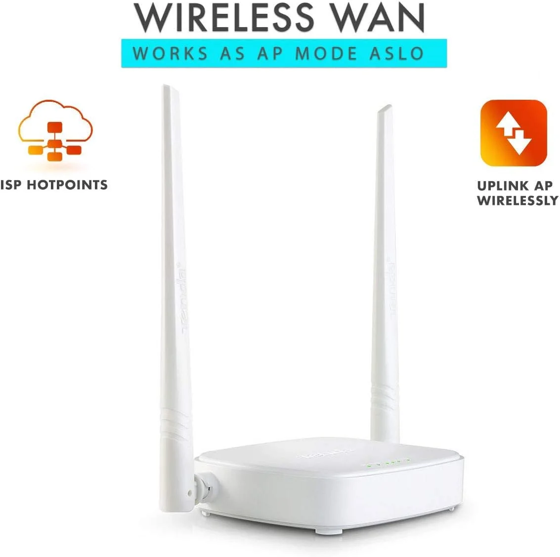 روتر بیسیم تندا N300 - پورتهای WAN/LAN با سرعت 100 مگابیت بر ثانیه، آنتنهای خارجی 5dBi، شبکه بیسیم برای خانههای کوچک و متوسط، حالتهای اکسس پوینت و ریپیتر، WPS، WPA2، نصب آسان، N301 روتر بیسیم تندا N300 - پورتهای WAN/LAN با سرعت 100 مگابیت بر ثانیه، آنتنهای خارجی 5dBi، شبکه بیسیم برای خانههای کوچک و متوسط، حالتهای اکسس پوینت و ریپیتر، WPS، WPA2، نصب آسان، N301