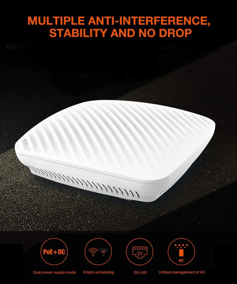 اکسس پوینت سقفی بی سیم 300Mbps تندا مدل i9 سفید (بازسازی شده) اکسس پوینت سقفی بی سیم 300Mbps تندا مدل i9 سفید (بازسازی شده)