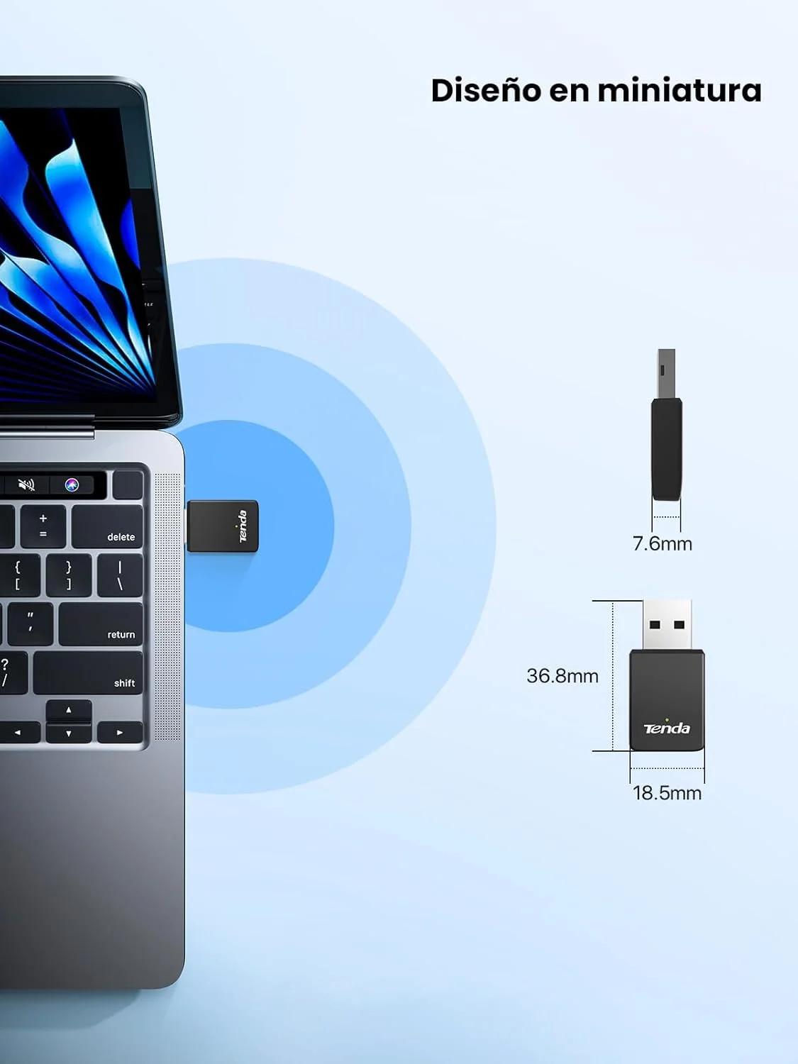 آداپتور وای فای USB تندا U11 AX900 Wi-Fi 6، دو بانده، Plug & Play، USB 2.0، WPA2، حالت Access Point، سایز مینی، آداپتور WiFi برای PC/Desktop/Laptop، پشتیبانی از Windows 7/10/11/Linux 3.10+ آداپتور وای فای USB تندا U11 AX900 Wi-Fi 6، دو بانده، Plug & Play، USB 2.0، WPA2، حالت Access Point، سایز مینی، آداپتور WiFi برای PC/Desktop/Laptop، پشتیبانی از Windows 7/10/11/Linux 3.10+