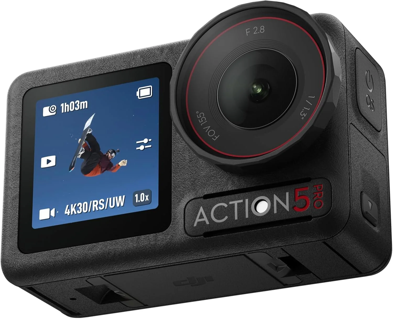 DJI Osmo Action 5 Pro Standard Combo، دوربین ضد آب با سنسور 1/1.3 اینچی، فیلمبرداری 4K/120fps، ردیابی سوژه، تثبیت کننده، صفحه نمایش لمسی دوگانه OLED، دوربین اکشن 4K ایده آل برای ورزش، ولاگ