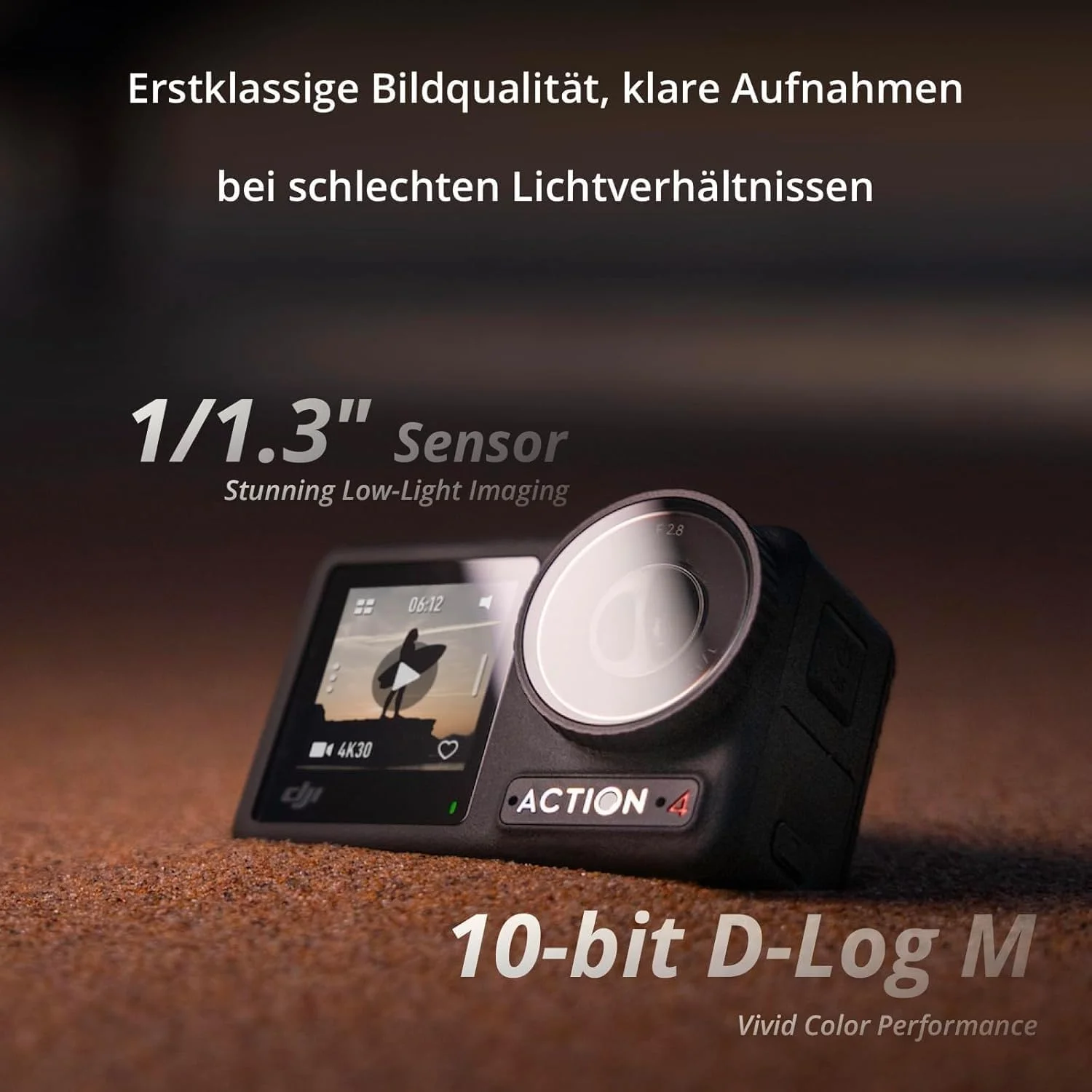DJI Osmo Action 4 Adventure Combo با پایه مغناطیسی - دوربین ضد آب 4K/120fps، سنسور 1/1.3 اینچی، 10 بیتی و D-Log M، زاویه دید فوق عریض 155 درجه، تا 7.5 ساعت با 3 باتری اضافی DJI Osmo Action 4 Adventure Combo با پایه مغناطیسی - دوربین ضد آب 4K/120fps، سنسور 1/1.3 اینچی، 10 بیتی و D-Log M، زاویه دید فوق عریض 155 درجه، تا 7.5 ساعت با 3 باتری اضافی