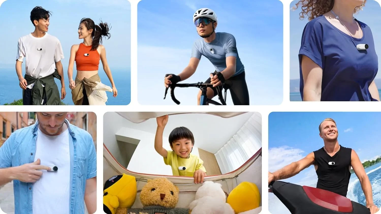 دوربین اکشن Insta360 GO 3S با آویز مغناطیسی، فیلمبرداری 4K 360 درجه با سرعت 60 فریم بر ثانیه