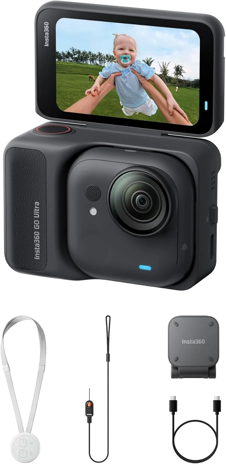 Insta360 GO Ultra مشکی نیمه شب - بسته استاندارد