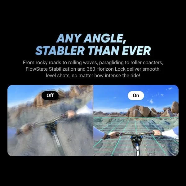 کیت دوربین اکشن 360 درجه ضد آب Insta360 X4 8K | پخش زنده، ویرایش هوش مصنوعی، عکس 360 درجه 72 مگاپیکسلی، دوربین فیلمبرداری 4K با زاویه دید عریض | شامل مونوپاد، درپوش لنز و کارت حافظه Micro SD 256 گیگابایتی
